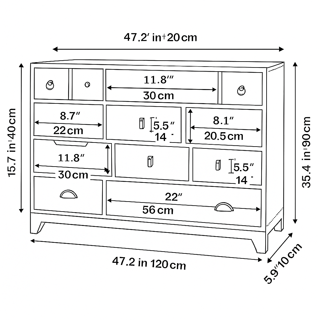 Custom Chest of Drawers
