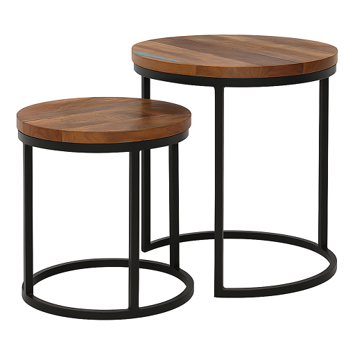 Image of Industrial Side Table IST-9